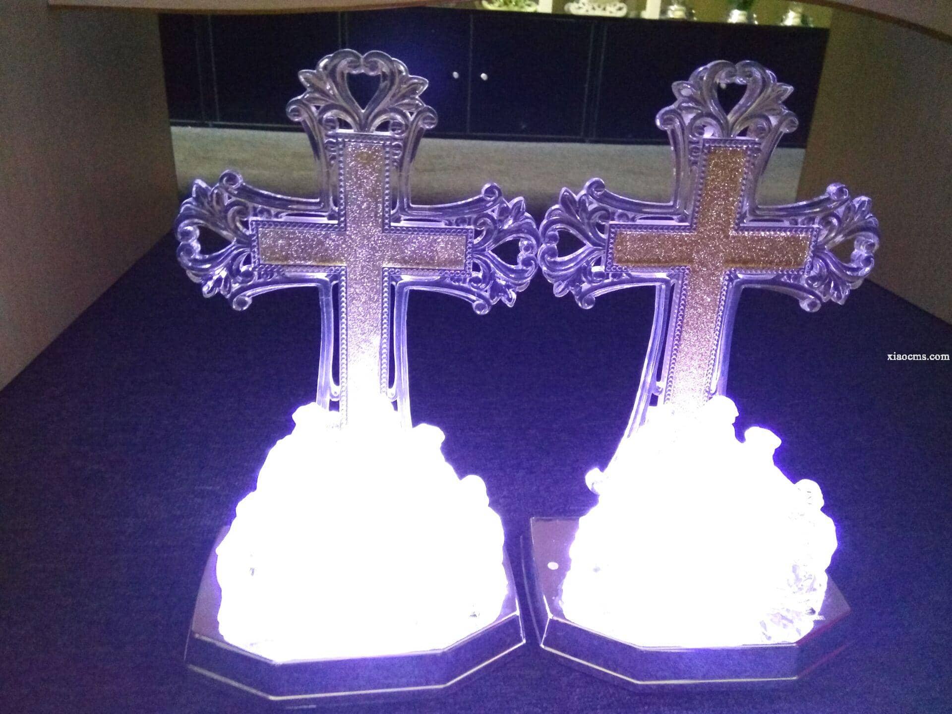 亞克力透明七人組十字架馬槽