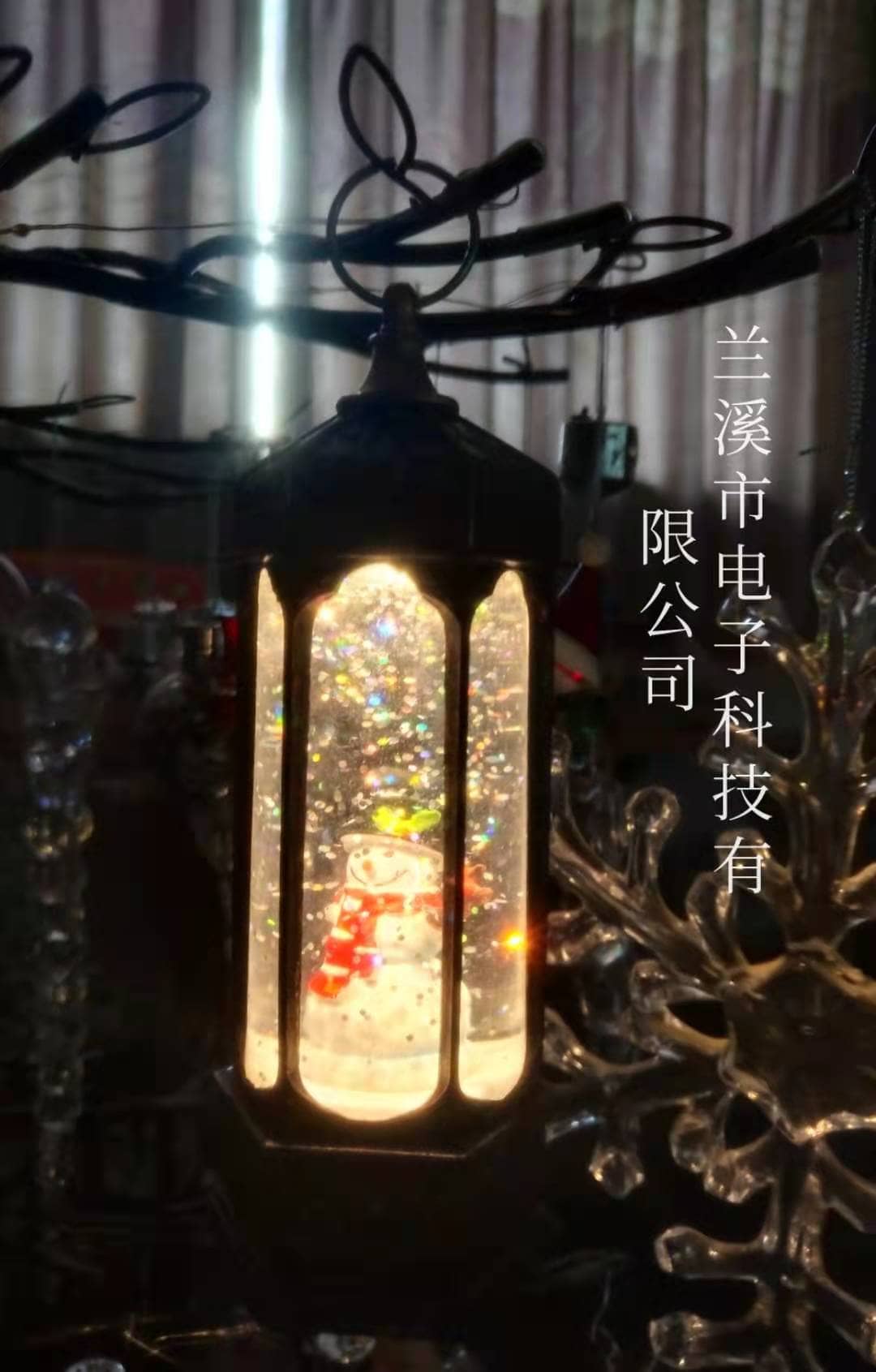 圣誕雪人小風(fēng)燈中號(hào)夜照明LED燈  圣誕必備